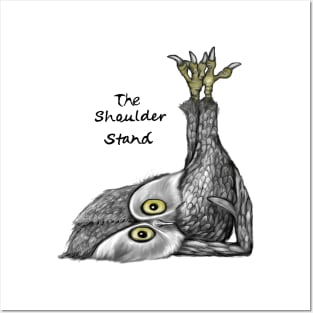 Shoulder stand Posters and Art